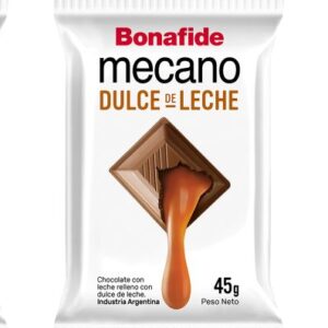 Tableta Mecano Leche con Dulce de Leche x45gr