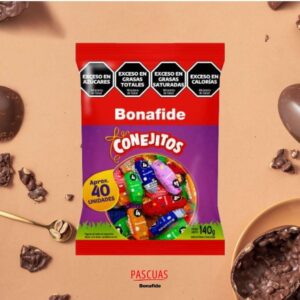 Bolsa de Conejitos 140gr caja x 24 unidades
