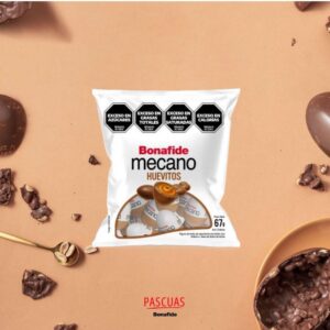 Bolsa de Huevitos Mecano Leche 67gr caja x 40 unidades