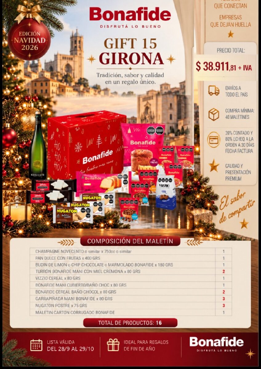 CAJA NAVIDEÑA BONAFIDE - GIFT 15 GIRONA